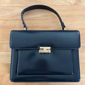 1960’s Black Leather Purse